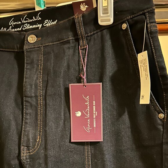 Gloria Vanderbilt Size 18 Average Wide Leg Cargo Pants - Picture 3 of 6